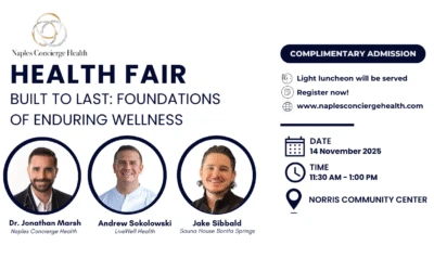 Naples Concierge Health Invites You to attend “Built to Last: Foundations of Enduring Wellness”