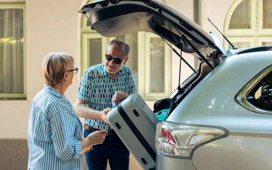 Active adults preparing to travel north after Easter, representing seasonal health transition planning with a Naples concierge physician.